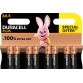 Duracell piles Plus 100%, AA, blister 8 pièces