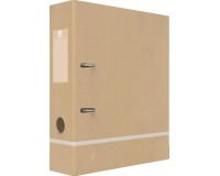 Oxford Touareg binder, cardboard, A4 size, 8 cm spine, beige