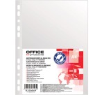 OFFICE products punched pocket, A4, 50 microns, grained, pack of 100 pieces