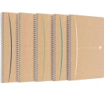 Cahier à spirale Oxford Touareg A4 ligné 180 pages assorti