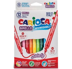 DE_ET. 12 FEUTRES DOUBLES BIRELLO