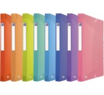 Oxford Urban boîte de classement en PP, format 24 x 32 cm, dos de 2,5 cm, couleurs assorties transparents
