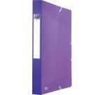 Oxford Urban boîte de classement en PP, format 24 x 32 cm, dos de 4 cm, couleurs assorties transparents