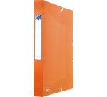 Oxford Urban boîte de classement en PP, format 24 x 32 cm, dos de 4 cm, couleurs assorties transparents