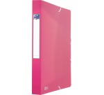Oxford Urban boîte de classement en PP, format 24 x 32 cm, dos de 4 cm, couleurs assorties transparents