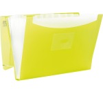 Oxford Urban trieur, pour format A4+, 12 compartiments ,en PP, couleurs assorties transparents