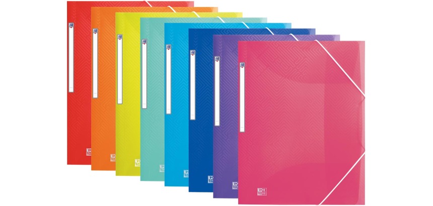 Oxford Urban farde à rabats, pour ft A4, couleurs transparentes assorties