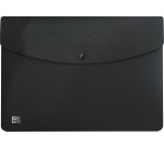 Oxford Urban pochette documents, fermeture à bouton-poussoir, format A5, en PP, noir