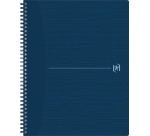 Oxford Origin cahier spiralé, ft A4+, 140 pages, quadrillé 5 mm, bleu