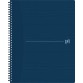 Oxford Origin spiraalschrift, ft A4+, 140 bladzijden, geruit 5 mm, blauw