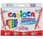 Carioca viltstift Dubbelpunter Birello Superwashab 24 stiften