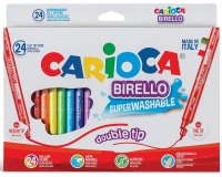 Carioca viltstift Dubbelpunter Birello Superwashab 24 stiften