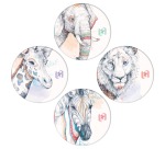 Oxford Boho Spirit spiraalschrift, ft A5, 120 bladzijden, gelijnd, geassorteerde kleuren