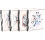 Oxford Boho Spirit spiraalschrift, ft A5, 120 bladzijden, gelijnd, geassorteerde kleuren