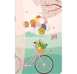 Oxford Horizons carnet de notes, ft 9 x 14 cm, 60 pages, ligné, couleurs assorties