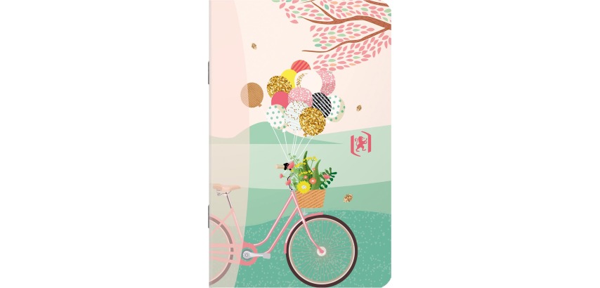 Oxford Horizons carnet de notes, ft 9 x 14 cm, 60 pages, ligné, couleurs assorties