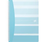 Oxford Iconics cahier spiralé, ft B5, 120 pages, quadrillé 5 mm, couleurs assorties