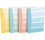 Oxford Iconics notitieboekje, ft 9 x 14 cm, 60 bladzijden, gelijnd, geassorteerde kleuren