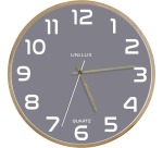 Quarzwanduhr 'BALTIC', blau