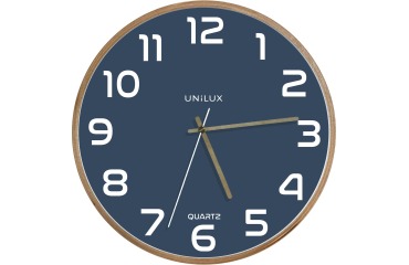 Horloge murale à quartz 'BALTIC', bleu