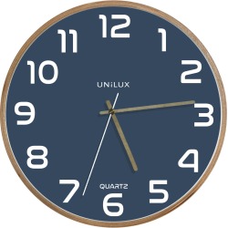 Horloge murale à quartz 'BALTIC', bleu