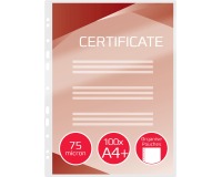 Pochette de plastification GBC A4 2x 75 micron perforée 100 pièces