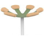 Unilux portemanteau Aurora, blanc/vert