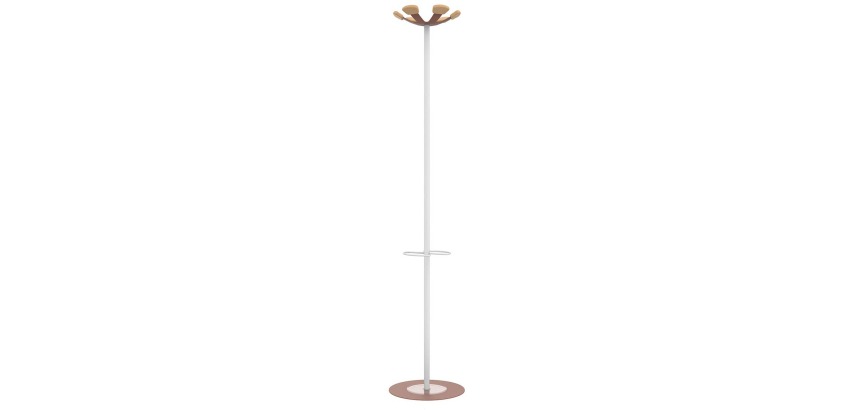 Unilux portemanteau Aurora, blanc/rouge