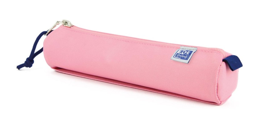 Runde rosa Oxford Kangoo Federmappe