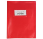 Bronyl schriftomslag ft 16,5 x 21 cm (schrift), rood