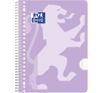 Bloc de cours Oxford School A4+ ligné 23 perf 160 pages 80g pastel assorti 3 pièces