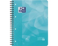 Oxford Projectbook Schulheft A4+ liniert 4-fach gelocht 240 Seiten 80g aqua