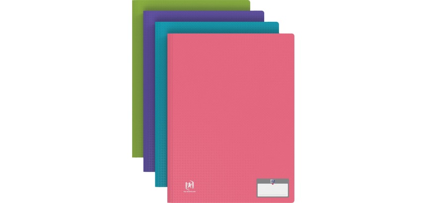 OXFORD Memphis protège documents 40 pochettes, couleurs assorties