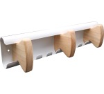 Unilux Wandgarderobe Aurora, weiß, 3 Haken