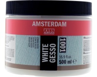 Amsterdam witte gesso, fles van 500 ml