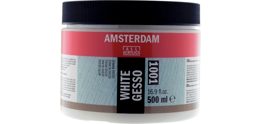 Amsterdam gesso blanc, bouteille de 500 ml