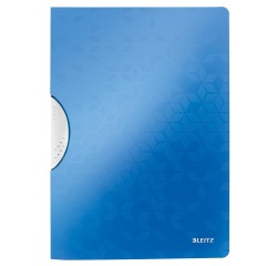 Leitz WOW chemise à pince ColorClip, ft A4, bleu