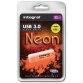 Integral Neon clé USB 3.0, 32 Go, orange