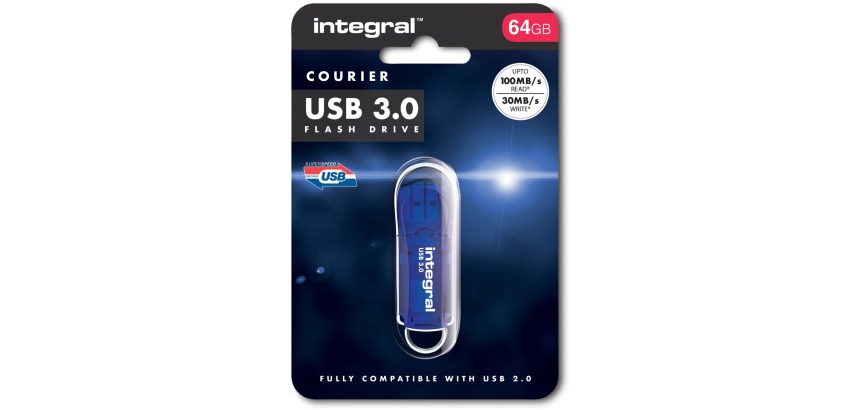Integral COURIER USB 3.0 flash drive, 64 GB