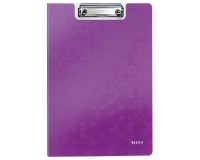 Porte-bloc à rabat WOW, A4, polyfoam,  métallisé