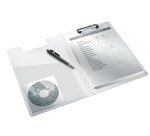 Leitz WOW klemmap met omslag, ft A4, roze