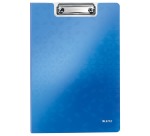 Leitz WOW clipboard with cover, A4 size, blue