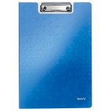 Leitz WOW clipboard with cover, A4 size, blue