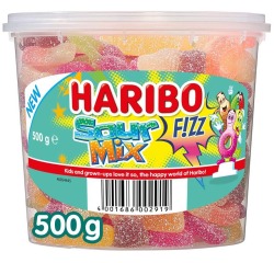 Haribo confiserie Acidulés mix, seau de 500 g