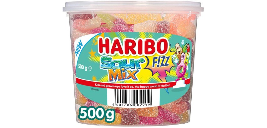 Haribo Konfekt Saure Mischungen, Eimer 500 g