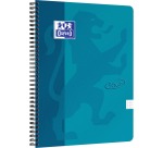 Spiraalblok Oxford Touch A4 ruit 5mm 70vel aqua