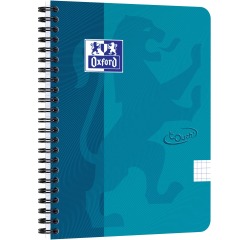 Spiraalblok Oxford Touch A5 ruit 5mm 70vel aqua