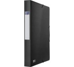 Oxford Urban elastobox uit PP, formaat 24 x 32 cm, rug van 4 cm, zwart
