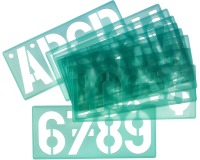 Trace-lettres Linex 100mm majuscules, minuscules et chiffres