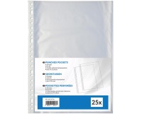 Geperforeerde showtas ft A4, 23-gaatsperforatie, pak van 25 stuks
